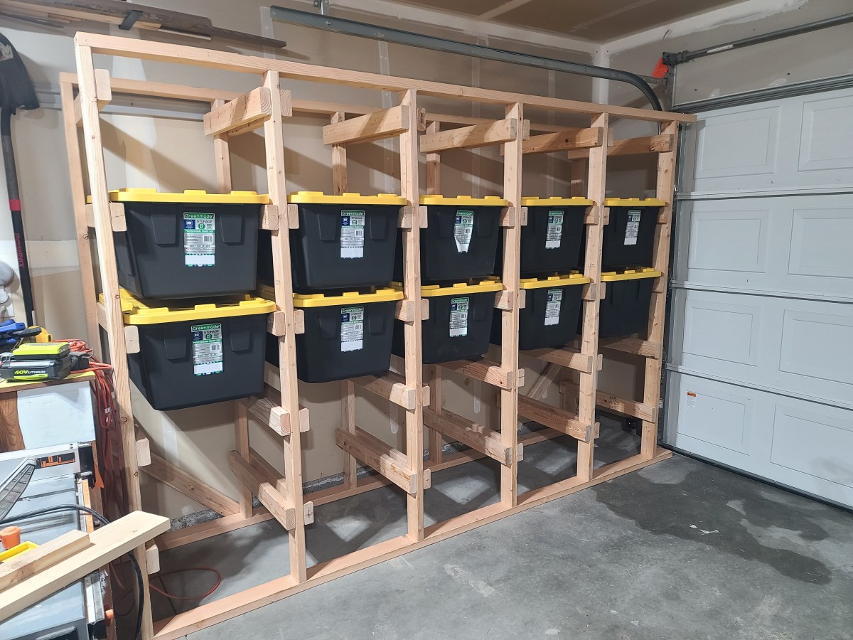 Garage Bin Organizer